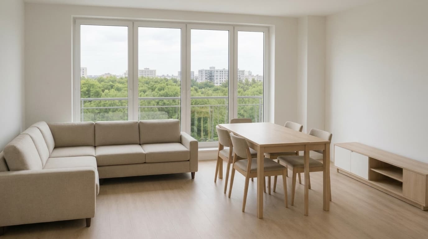 Квартира 74 м² в светлом современном стиле